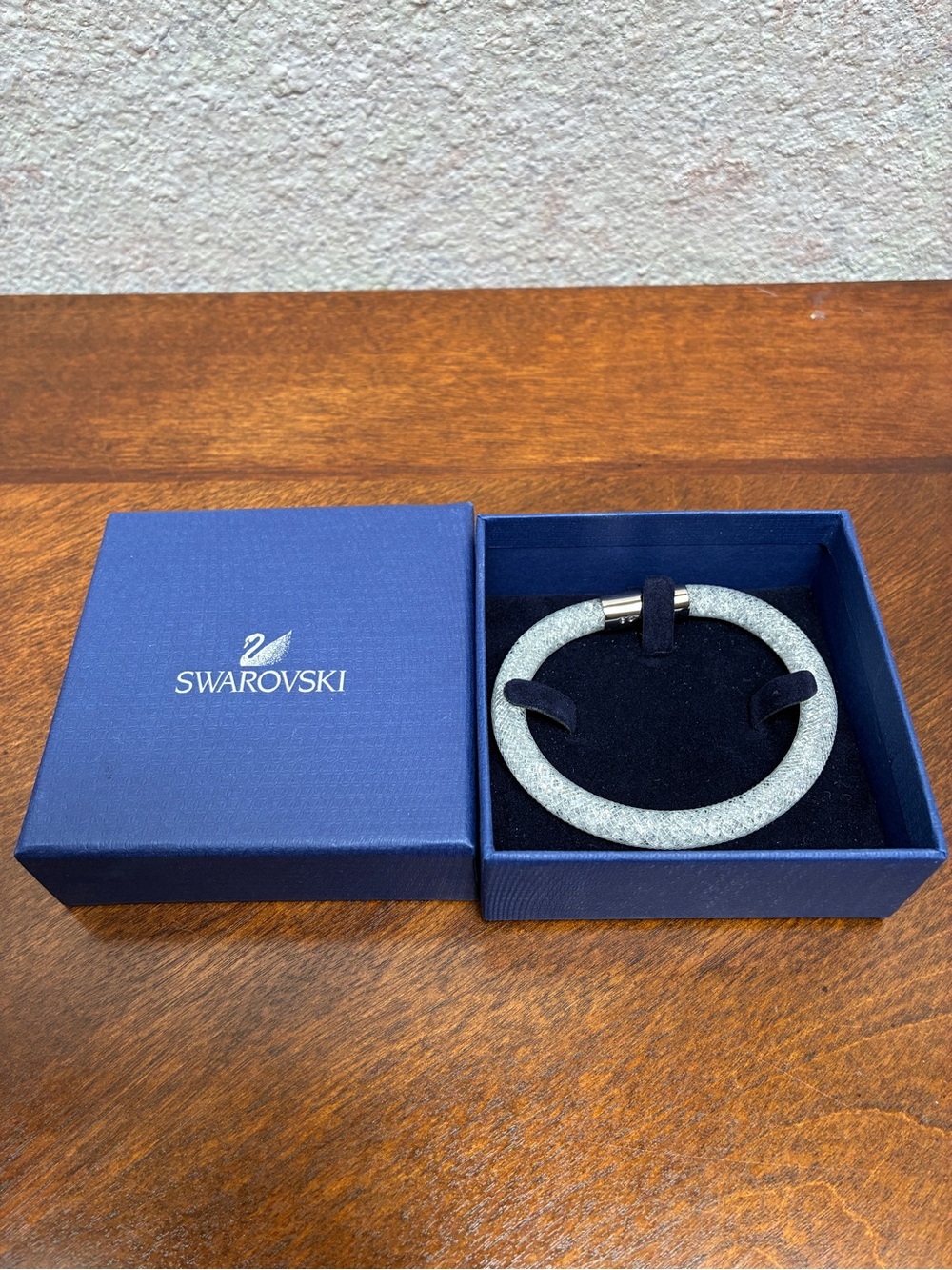 Swarovski Silver Crystal Bubble Bangle Bracelet